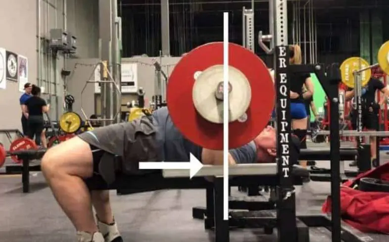 elbow position in the bench press