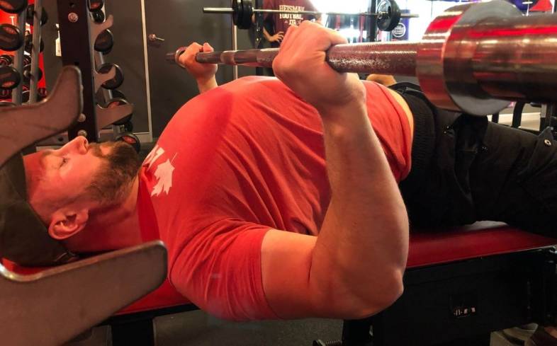 how to implement bending the bar for the bench press