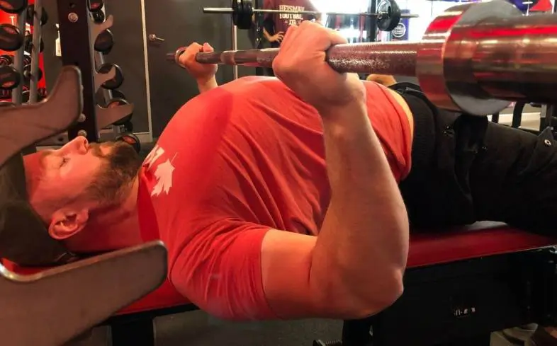 how to implement bending the bar for the bench press