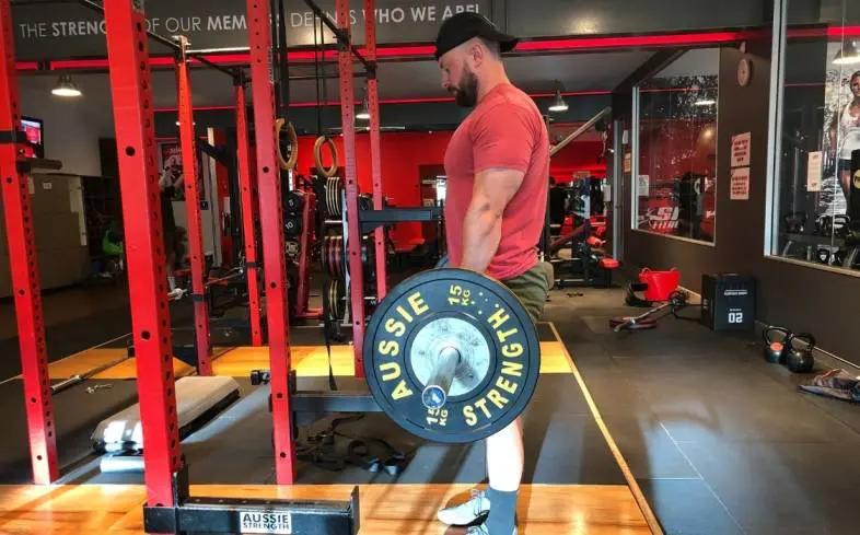 keep your chest over the bar