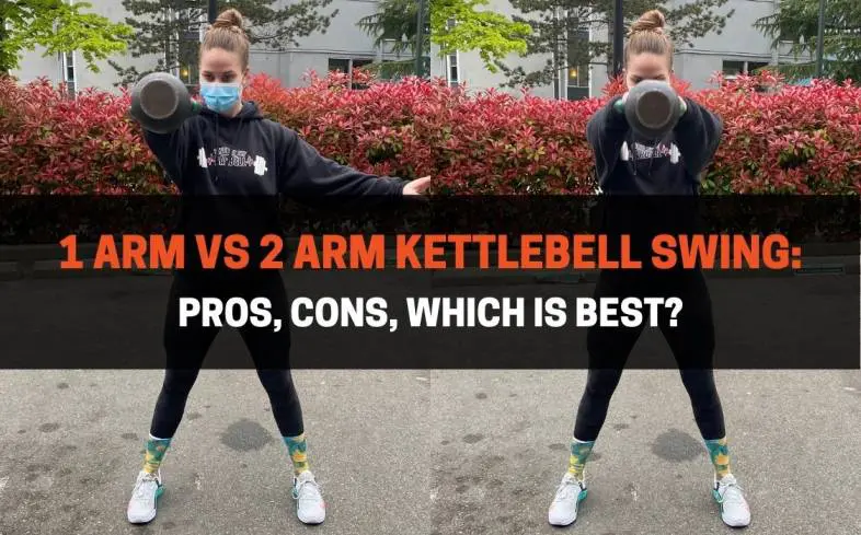 the differences between the 1 arm vs 2 arm kettlebell swing