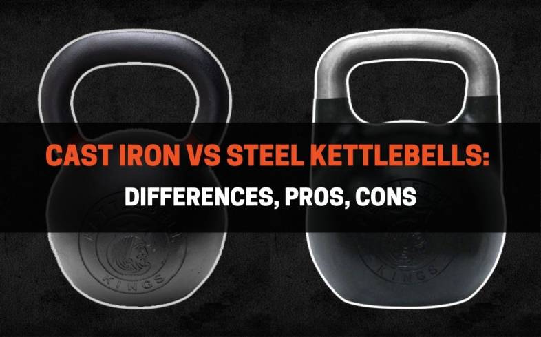differences between cast iron and steel kettlebells