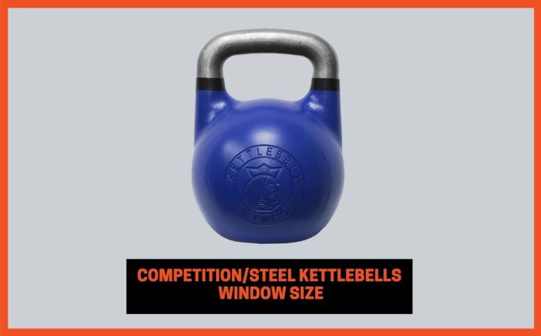 steel competition kettlebells are generally used for one-handed movements for higher repetitions