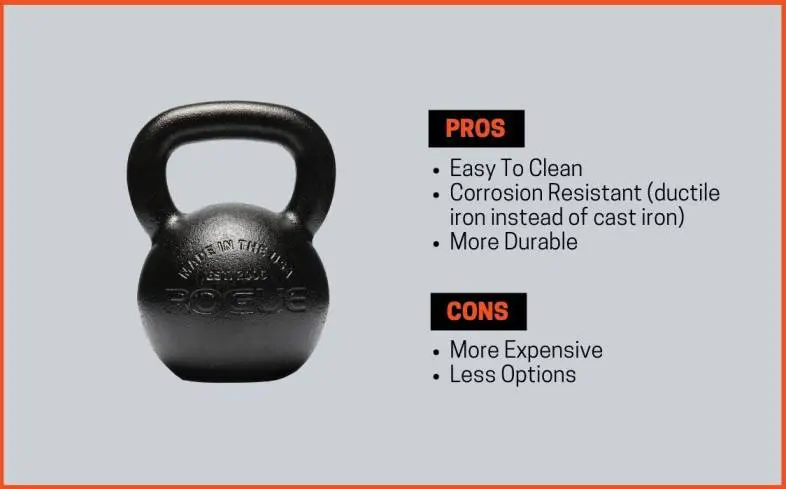 pros and cons of e-coat kettlebells