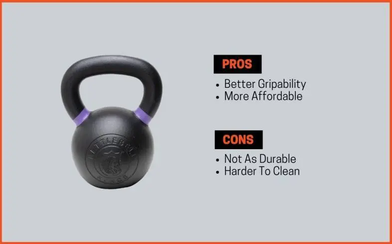 pros and cons of powder coat kettlebells