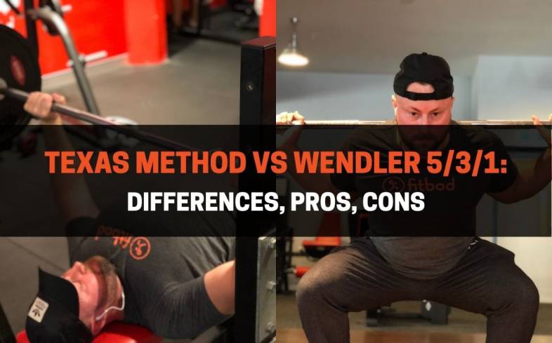 the differences between Texas Method vs Wendler 531