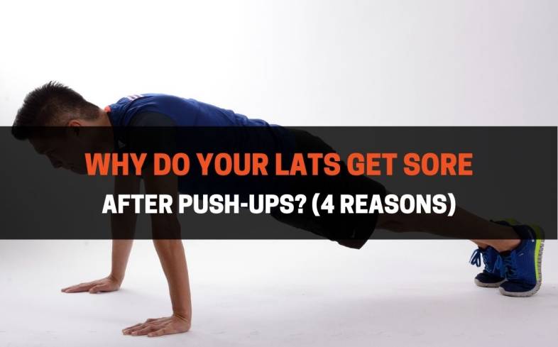 lats get sore after push-ups 