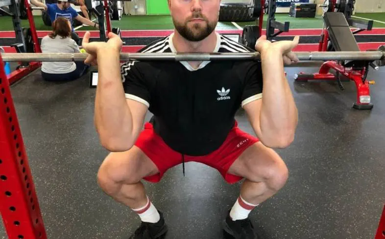 Front squats are a great tool for building the quads as well as core and back strength