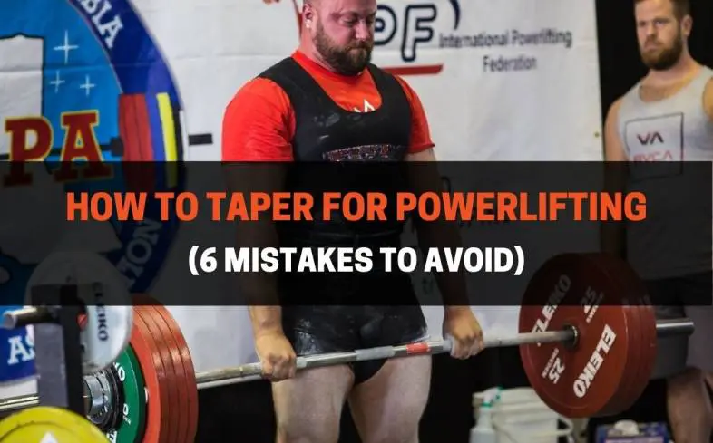Tapering is the process of adjusting a training program to reduce fatigue built from training while maintaining strength adaptations