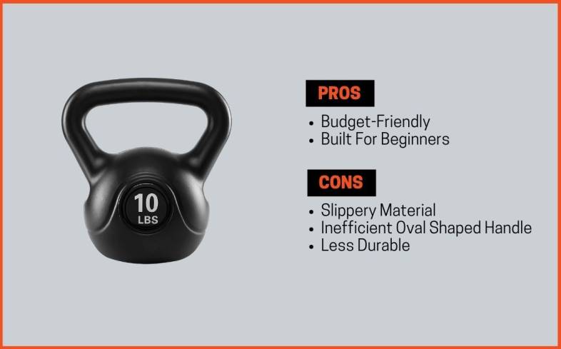 pros and cons plastic kettlebells