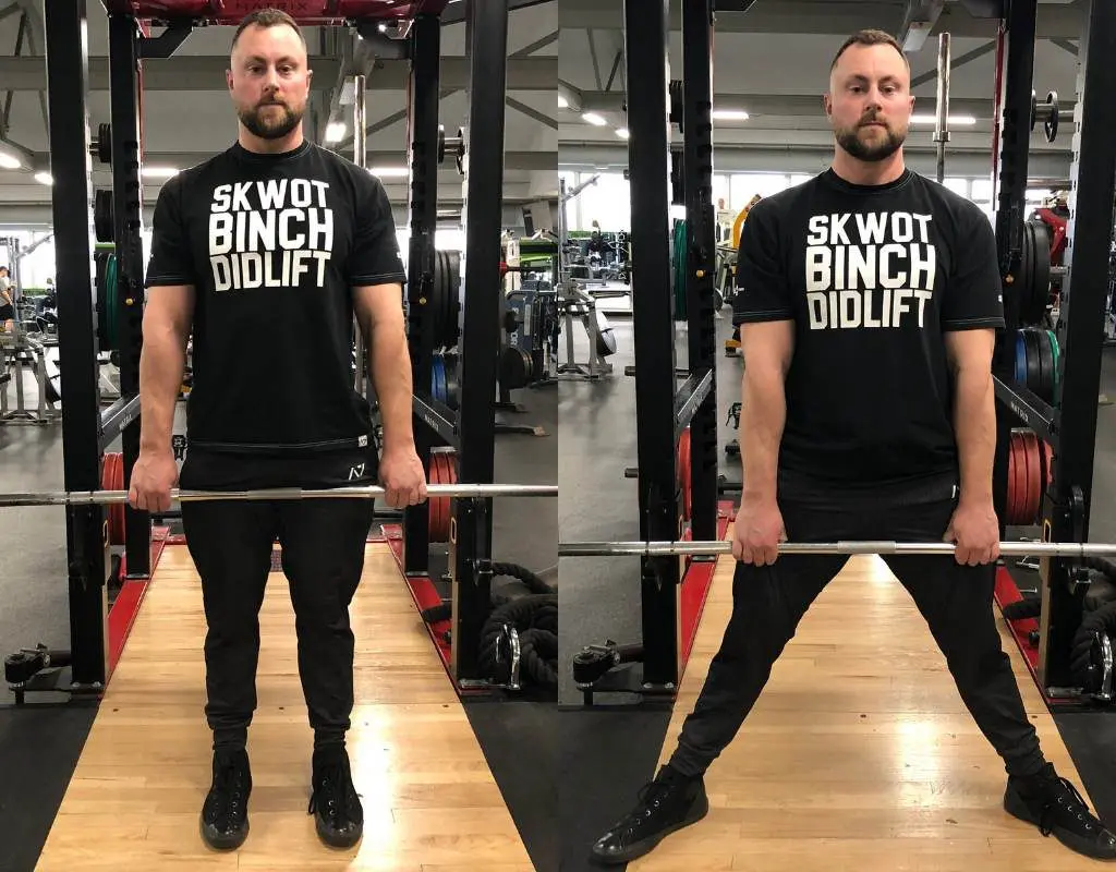 whether you choose to deadlift sumo style or conventional style will influence the hip positioning during deadlifts