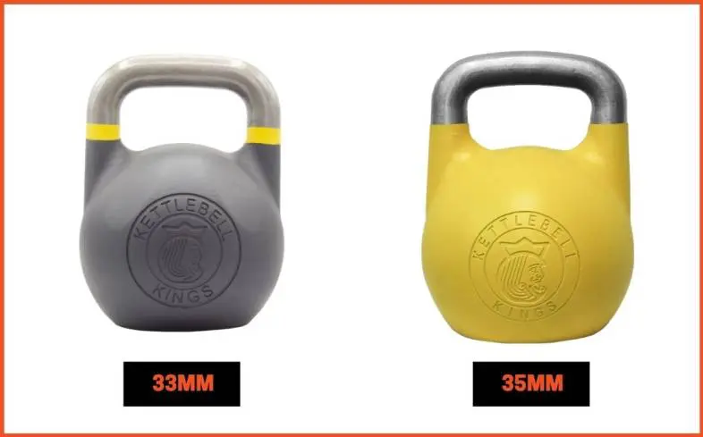 the handle diameter is important to consider before buying a kettlebell for two-handed swings