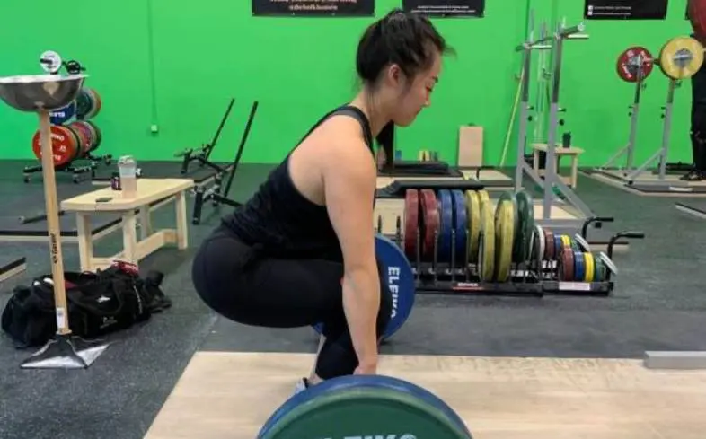 if you deadlift with your hips too low, you may find yourself shoving your hips up as you are about to execute