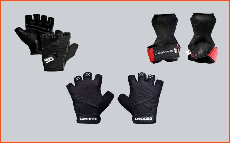 Deadlift store with gloves