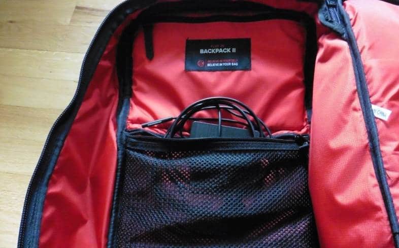 King Kong PLUS26 Backpack has flatback opening to more easily configure all of your belongings to fit inside