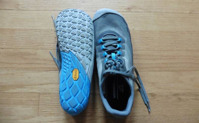 Merrell Vapor Gloves soles are made from the same rubber material