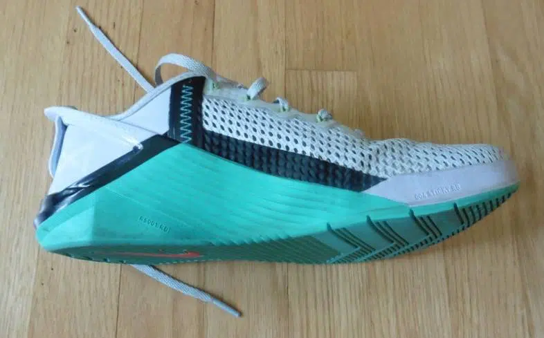 the Nike Metcon 6โ with a haptic topcoat which is durable and can withstand both running and lifting