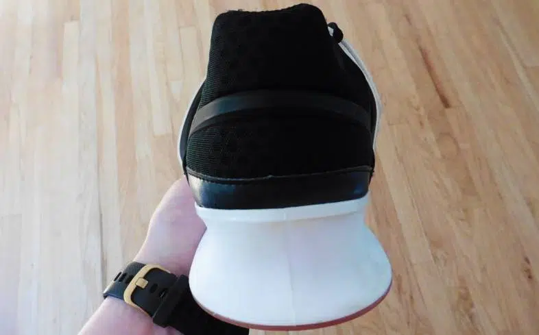 the Legacy Lifters have a heel height of 0.86โ, which is one of the highest that youโll find in a weightlifting shoe