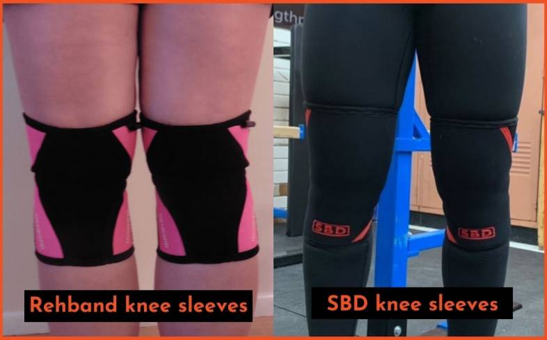 rehband’s knee sleeves are available in sizes from XS - XL while BD’s knee sleeves are available in sizes 3XS - 5XL