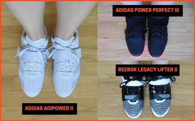 most lifting shoes have one or two straps across the top of the foot that offer more stability