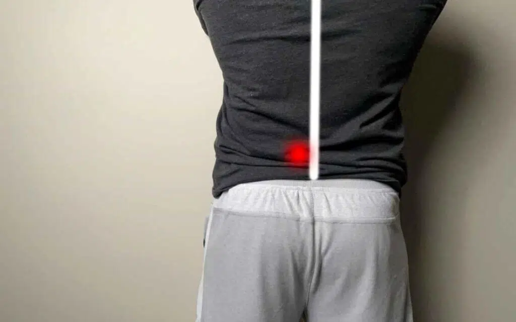 facetogenic pain will typically be located either to the left or the right of the spine