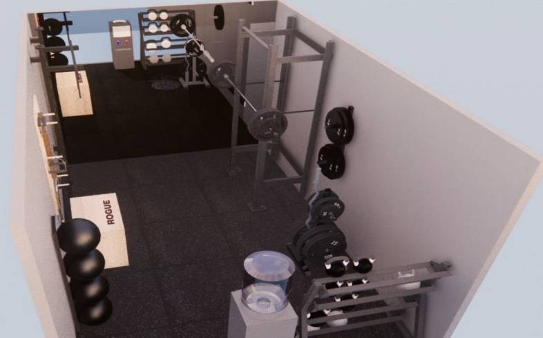 150 Square Foot Home Gym