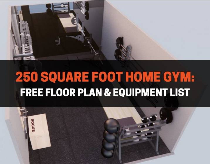 250 square foot home gym: free floor plan & equipment list