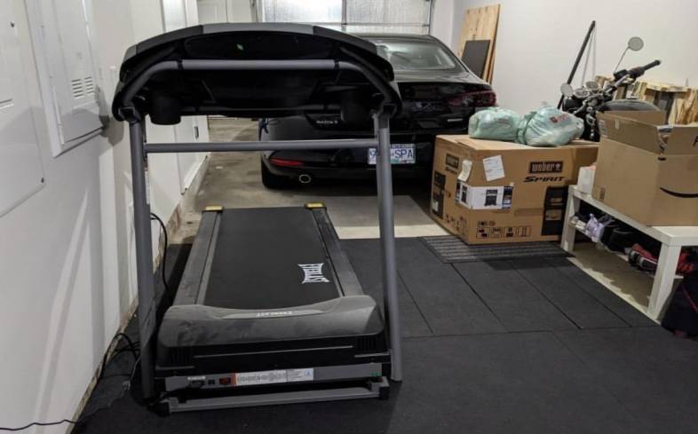 can you store a treadmill in the garage?