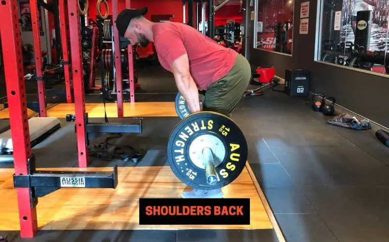 the goal of shoulders back is to make sure you are retracting and depressing your shoulders adequately