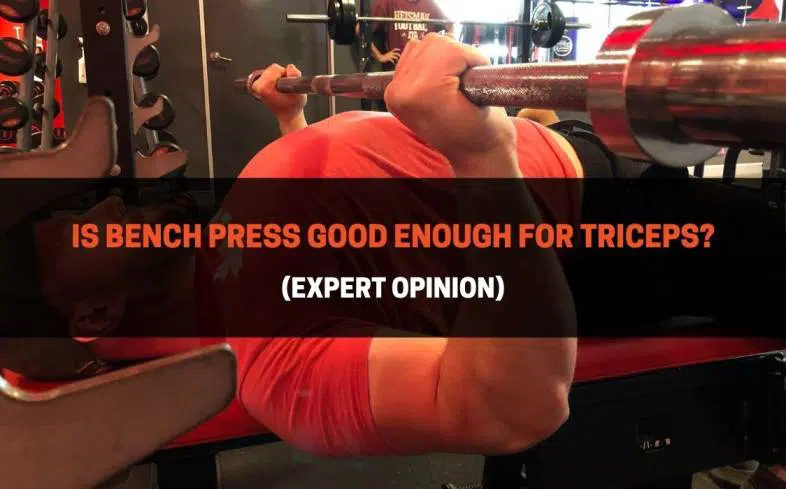 using the bench press to train triceps