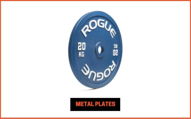 metal plates are made from cast iron, steel, or chrome, although cast iron and steel are the most popular