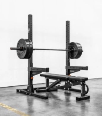 Stand alone weight discount rack