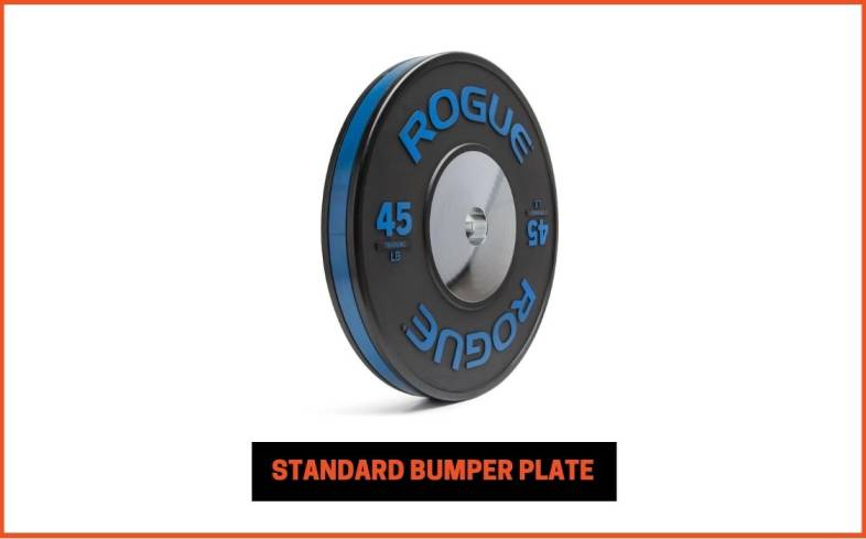 standard bumper plates, or training bumper plates, are made out of virgin rubber