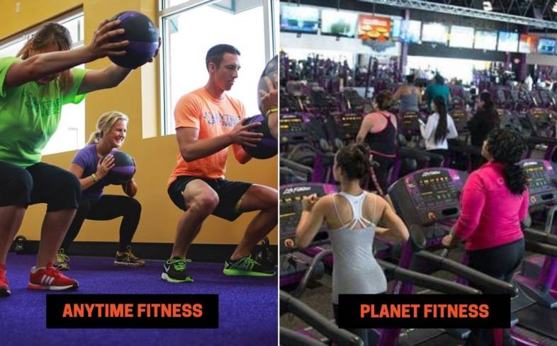 Anytime Fitness vs. Planet Fitness Group Classes