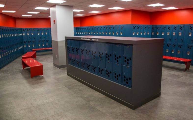 Blink Fitness Locker Room