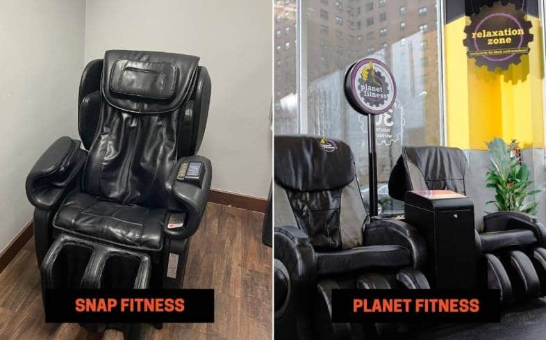 CSnap Fitness vs Planet Fitness Amenities