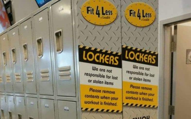 Fit4Less locker