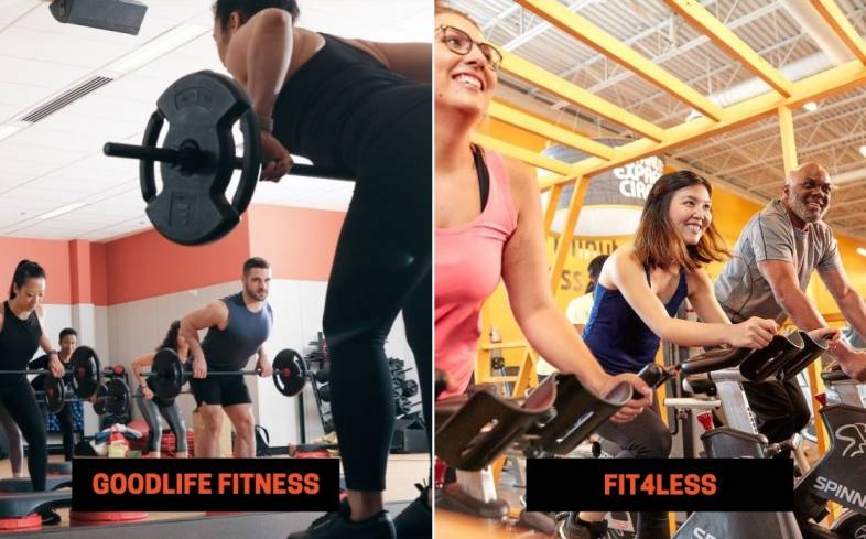 GoodLife Fitness vs Fit4Less Group Classes