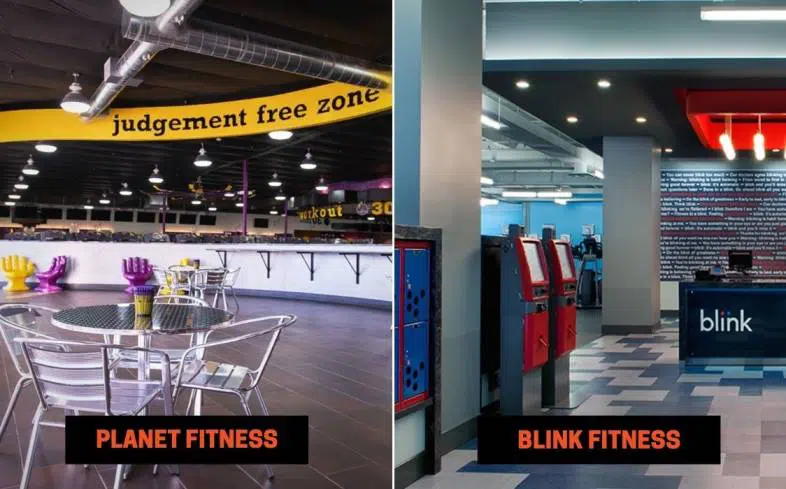 Planet Fitness vs Blink Fitness Amenities