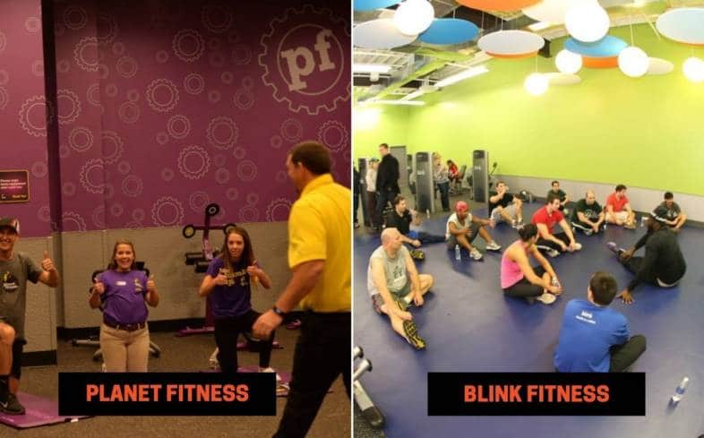 Planet Fitness vs Blink Fitness Group Classes