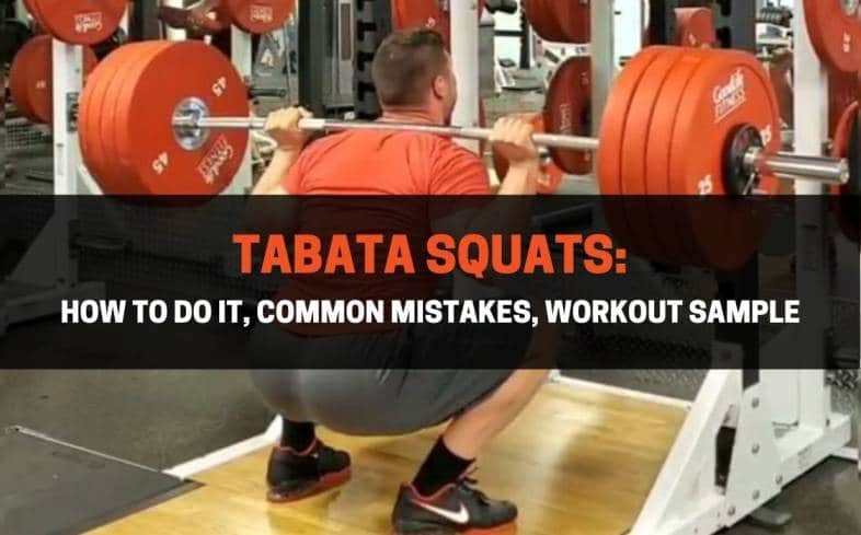 tabata squats are squats performed in an interval-style that generally is a 2:1 work-to-rest ratio