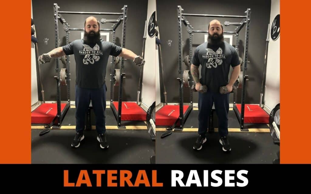 Lateral raises are a great exercise for full shoulder workouts, photo taken by Joseph Lucero, a strength coach