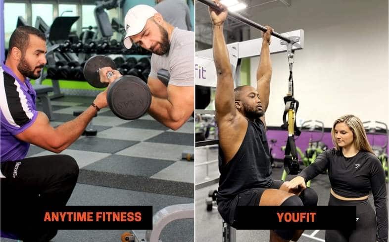 Anytime Fitness vs Youfit Personal Training