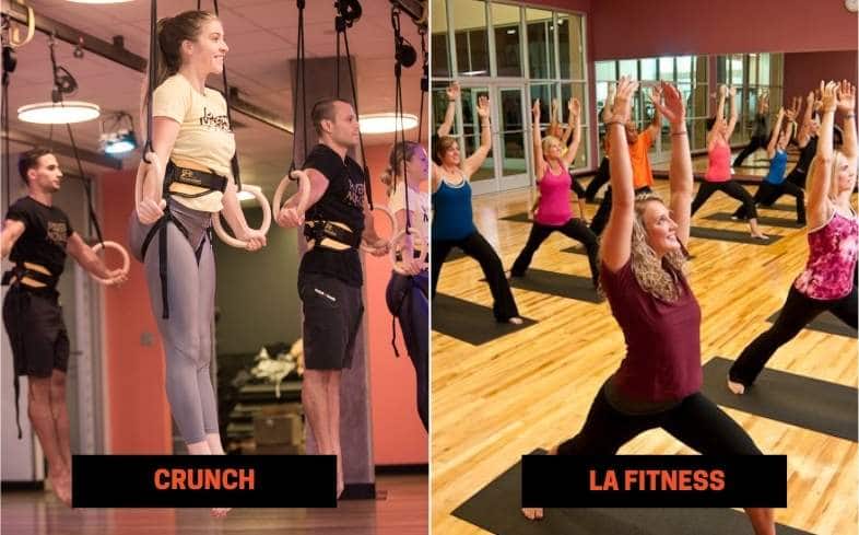 Crunch vs LA Fitness Group Classes