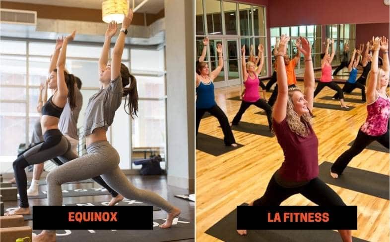 Equinox vs LA Fitness Group Classes