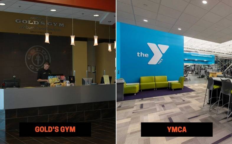 Gold's Gym vs YMCA Locations