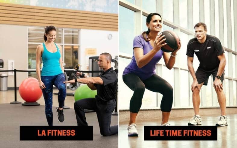 LA Fitness vs Life Time Fitness Personal Training