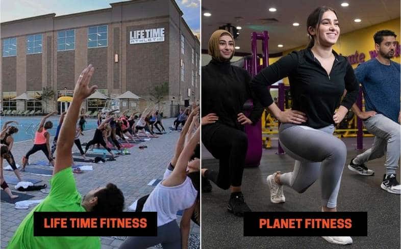 Life Time Fitness vs Planet Fitness Group Classes