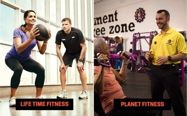 Life Time Fitness vs Planet Fitness Personal Training