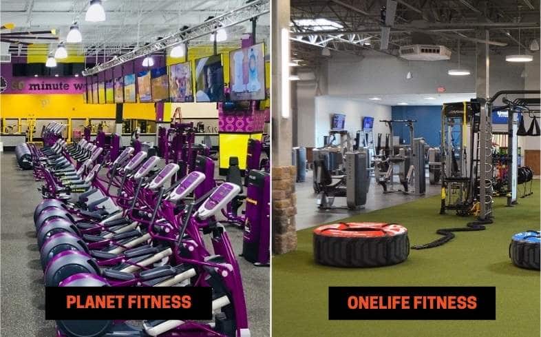 Planet Fitness vs Onelife Fitness Differences